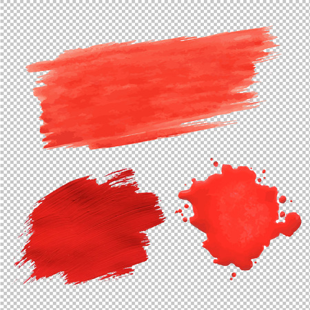 Red Blots Setのイラスト素材