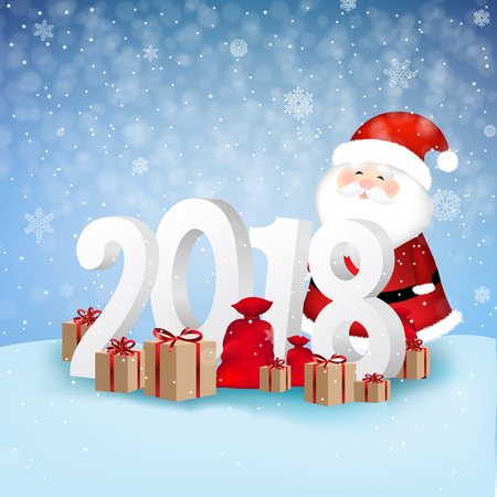 New Year and Christmas banner.のイラスト素材