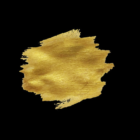 Golden Blot Banner, Vector Illustrationのイラスト素材