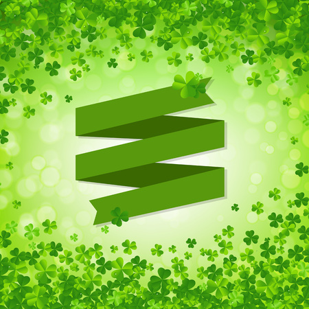 St. Patricks day Card With Gradient Mesh, Vector Illustrationのイラスト素材