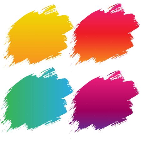Blob Banner With White Background, Vector Illustrationのイラスト素材