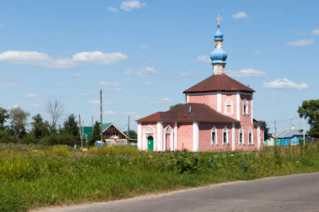 the building of ancient Russian Orthodox Church in the city of Rostov  Russiaの写真素材