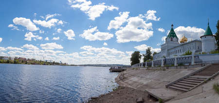 Kind on the Ipatevsky monastery,city of Kostroma,Russiaの写真素材