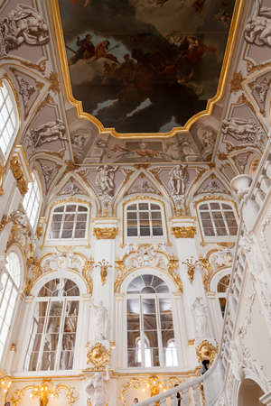 SAINT PETERSBURG, RUSSIA - FEBRUARY 23: State Hermitage Museum, interior,FEBRUARY 23 2017.The Hermitage-largest istoichesky museum of Russiaのeditorial素材