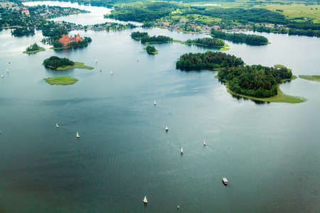 Lake from a bird
