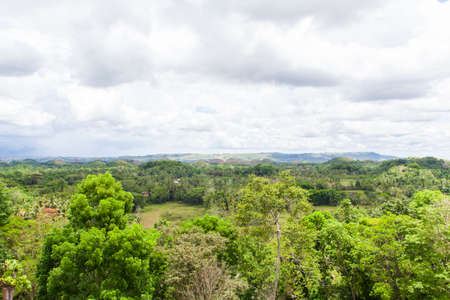 Chocolate hills in Bohol Philippines