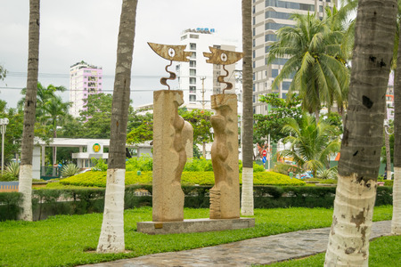 Park Gorkogo at Nha Trang Resort, September, 2016, Vietnamのeditorial素材