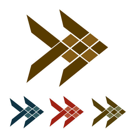 Illustration of fish abstract vector template designのイラスト素材