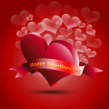 Bubbles Heart Valentineのイラスト素材