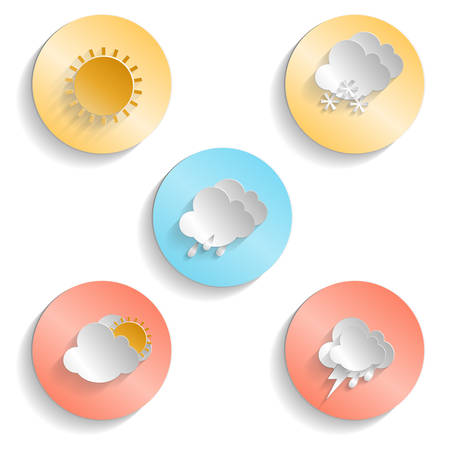Climate Icons Set.のイラスト素材
