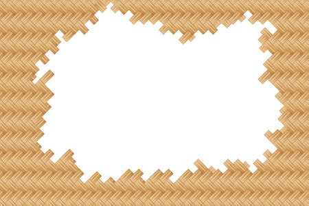 Illustration of Traditional handicraft weave Thai style for background texture wicker and copy space.の写真素材