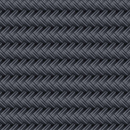 Illustration seamless pattern of Traditional handicraft weave Thai style nature background texture wicker surface for furniture material.の写真素材