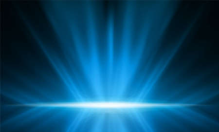 Abstract smooth light blue perspective background. Vector illustration.のイラスト素材