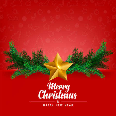 Cute teddy bear wear Santa claus on Red background for merry christmas and happy new year card. illustration.のイラスト素材