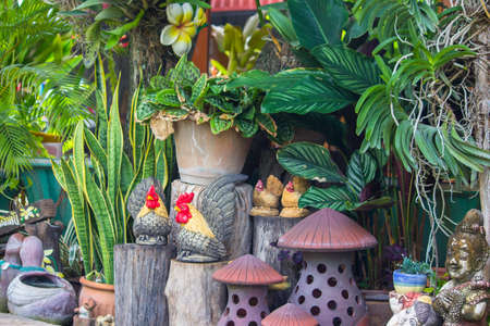 Decoration of the house and the garden の写真素材