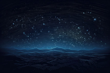 ASCII Art style Illustration of XXXXX on blue background. Generative AIの素材