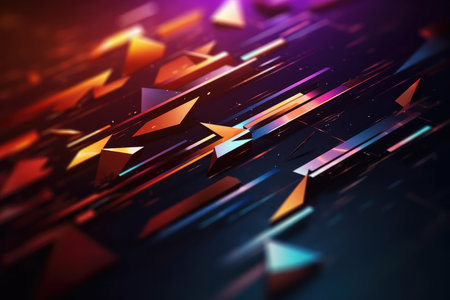 Ultra futuristic tech abstract background. Generative AIの素材