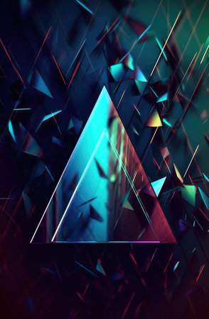 Ultra futuristic tech abstract background. Generative AIの素材