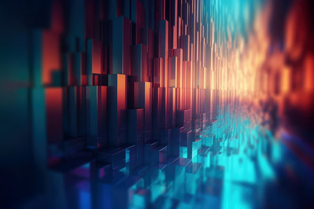 Ultra futuristic tech abstract background. Generative AIの素材