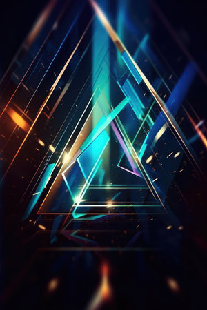 Ultra futuristic tech abstract background. Generative AIの素材