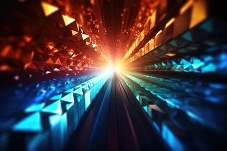 Ultra futuristic tech abstract background. Generative AIの素材
