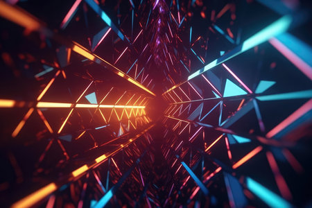 Ultra futuristic tech abstract background. Generative AIの素材