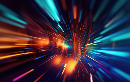 Ultra futuristic tech abstract background. Generative AIの素材