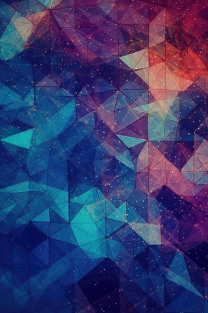 Abstract Futuristic Metallic Multicolored Background. Generative AIの素材