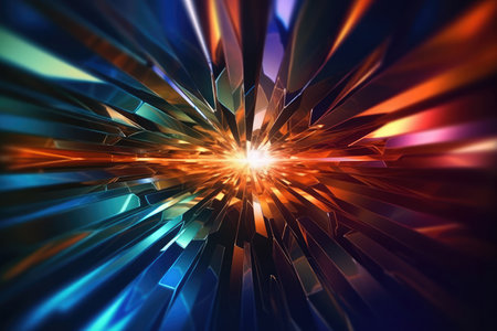 Ultra futuristic tech abstract background. Generative AIの素材