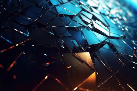Ultra futuristic tech abstract background. Generative AIの素材