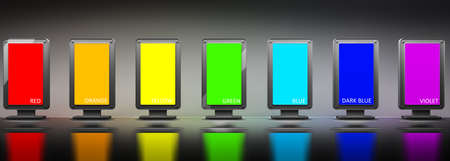 Chrome advertising billboardの写真素材