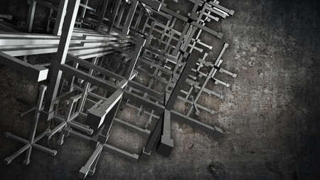 3D abstract background High resolution 3d renderの写真素材