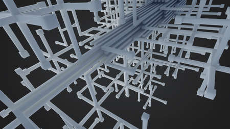 3D abstract background High resolution 3d render 