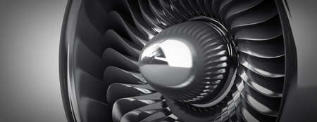 Jet engine background. High resolution. 3D image 