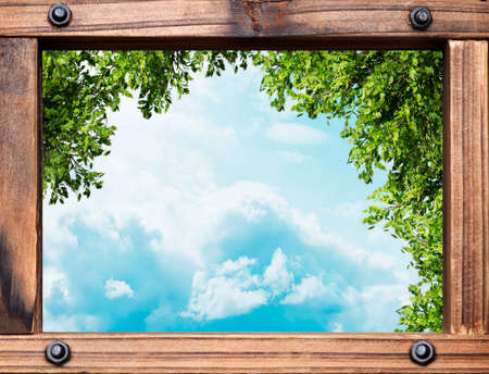 blackboard  with wood frame 