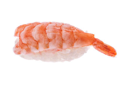 appetizer sushi isolated on white backgroundの写真素材