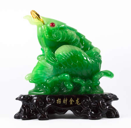 jade sculptureの写真素材