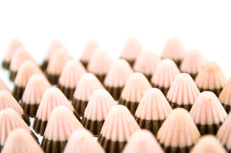 candies on white background