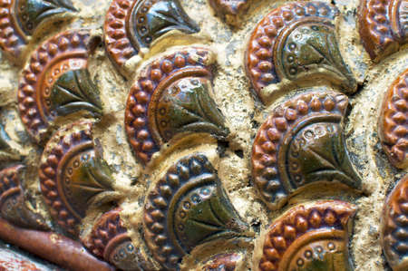 dragon scales patternの写真素材