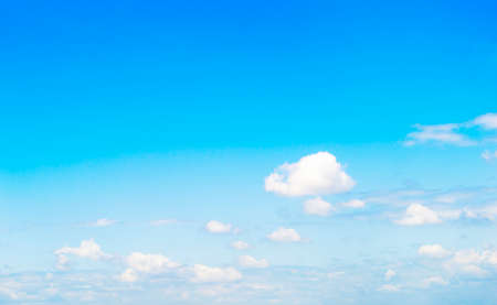 blue sky with cloudsの写真素材