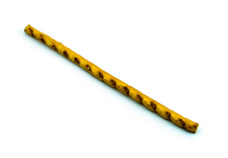 Pretzel snacks on white の写真素材