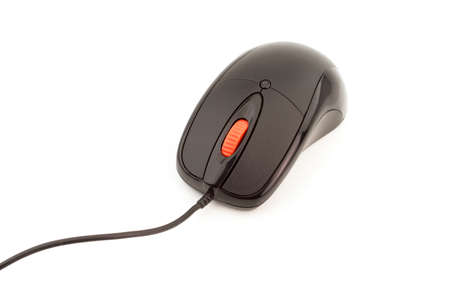 computer mouse on white 