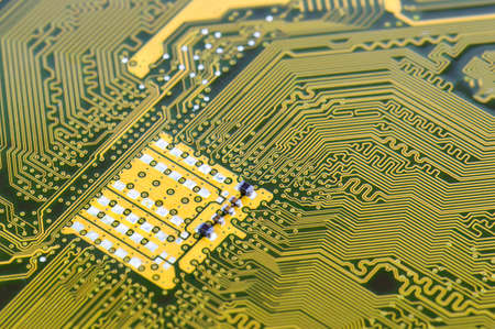 circuit board background of computer motherboard