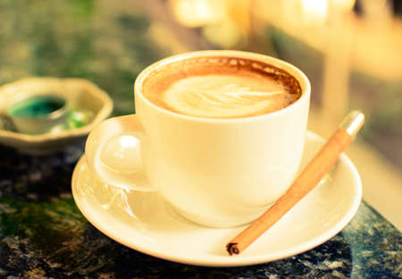 Coffee cup - vintage style effect picture