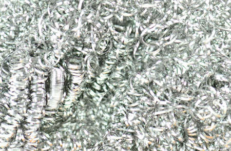 close-up of the texture of steel wool
