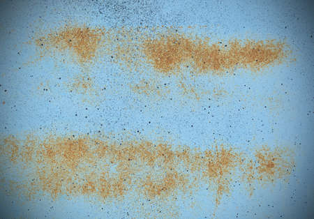 Rust of blue steel door.の写真素材