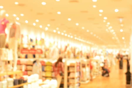 store blur background with bokehの写真素材