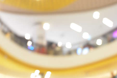 blurred image of shopping mallの写真素材
