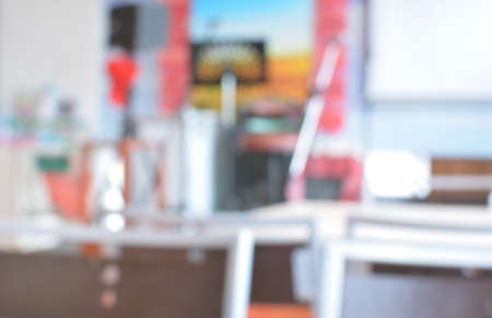 Blur background on stage for musiciansの写真素材