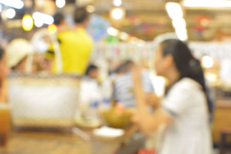 Blur background the food courtの写真素材